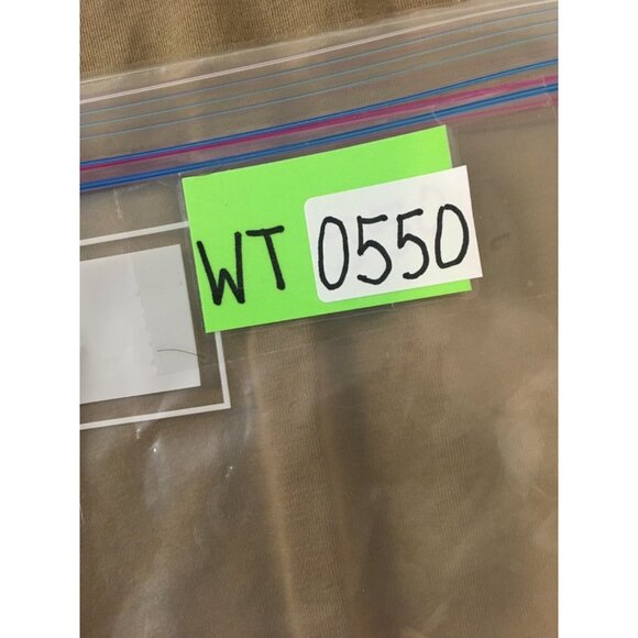 French Bazaar Top Women Size L Tan Blue Sequins Crochet Shoulders Long Sleeves - Picture 13 of 13